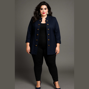 Dress Barn military style jacket